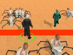 Lojë Cameraman vs Skibidi Survival në internet