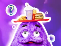 Lojë Kids Quiz: Grimace Shake Trivia në internet