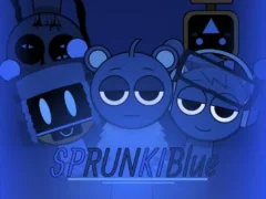 Lojë Sprunki Blue Mod në internet