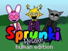 Lojë Sprunki Retake: Human Edition në internet