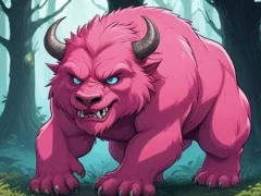 Lojë Magical Pink Beast Rescue në internet