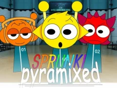 Lojë Sprunki Pyramixed: Squid Game në internet
