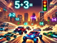 Lojë Mathematics Racing në internet