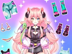 Lojë Anime Dress Up Moe në internet