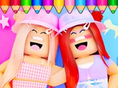 Lojë Coloring Book: Roblox Bestie në internet