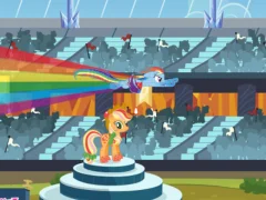 Lojë My Little Pony Rainbow Power Equestria Dash në internet