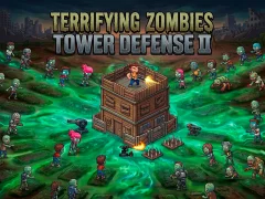 Lojë Terrifying Zombies Tower Defense II në internet