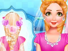 Lojë Princess wedding hairstyle në internet