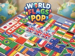 Lojë World Flags Pop në internet