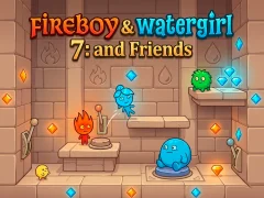 Lojë Fireboy & Watergirl 7: and Friends në internet
