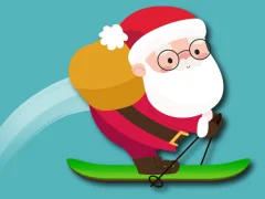 Lojë Avalanche Santa Ski Xmas në internet