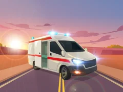 Lojë Ambulance Traffic Drive në internet