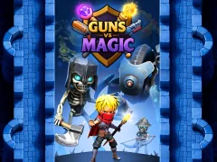 Lojë Guns vs Magic në internet