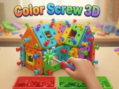 Lojë Color Screw 3D në internet