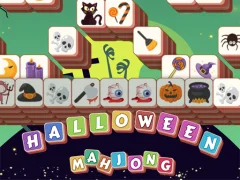 Lojë Halloween Mahjong Tiles në internet