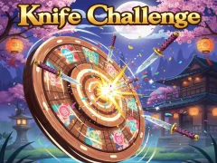 Lojë Knife Challenge në internet