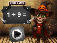 Lojë Halloween Tom Math Challenge në internet