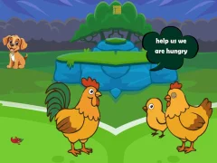 Lojë Feed Hungry Hen Family në internet