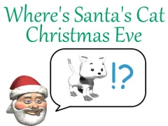 Lojë Where's Santa's Cat Christmas Eve në internet