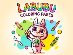 Lojë Labubu Coloring Pages në internet