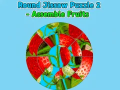 Lojë Round jigsaw Puzzle 2 - Assemble Fruits në internet