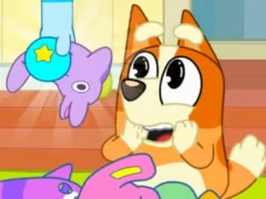 Lojë Jigsaw Puzzle: Bluey Toy Claw Machine në internet