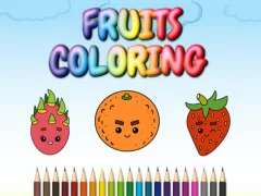 Lojë FRUITS COLORING në internet