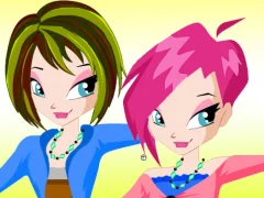Lojë Winx Tecna Dressup në internet