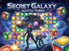 Lojë Secret Galaxy Match-three në internet