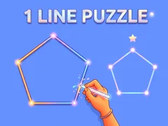 Lojë 1 Line Puzzle në internet