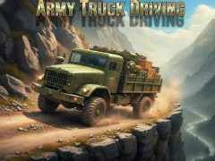 Lojë Army Truck Driving në internet