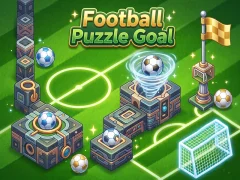 Lojë Football Puzzle Goal në internet