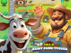 Lojë Idle Dairy Farm Tycoon në internet