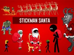 Lojë Stickman Santa në internet