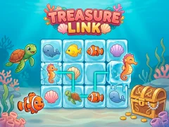 Lojë Treasure Link në internet