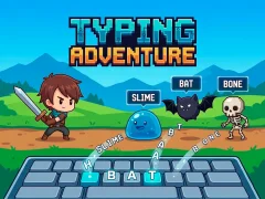 Lojë Typing Adventure në internet