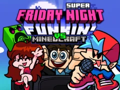 Lojë Super Friday Night Funkin Vs Minecraft në internet