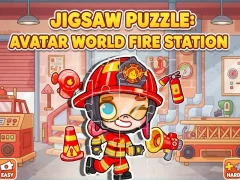 Lojë Jigsaw Puzzle: Avatar World Fire Station në internet