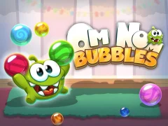Lojë Om Nom Bubbles në internet