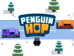 Lojë Penguin Hop në internet