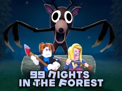Lojë 99 Nights in the Forest - Roblox në internet
