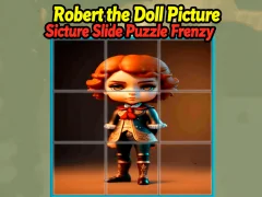 Lojë Robert the Doll Picture Slide Puzzle Frenzy në internet