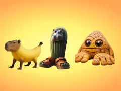 Lojë Italian animals with voice acting në internet
