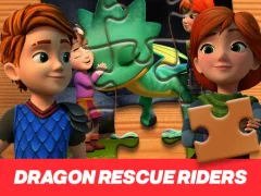 Lojë Dragon Rescue Riders Jigsaw Puzzle në internet