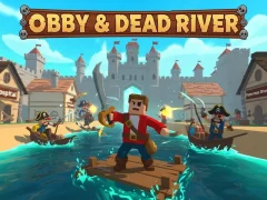 Lojë Obby & Dead River në internet