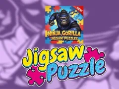 Lojë Ninja Gorilla Jigsaw Puzzles në internet