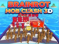 Lojë Brainrot Mob Clash 3D në internet