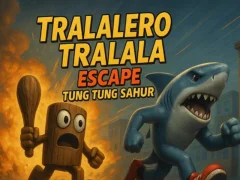 Lojë Tralalero Tralala escape Tung Tung Sahur në internet