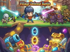 Lojë Village Defense Battle në internet