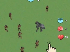 Lojë Men Vs Gorilla në internet